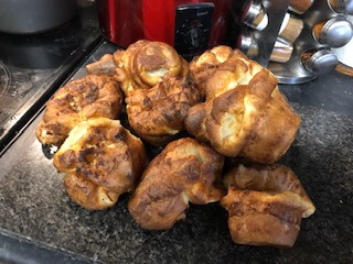 Huge Yorkshire puddings..